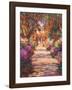 The Garden Path-Claude Monet-Framed Art Print