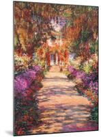 The Garden Path-Claude Monet-Mounted Art Print