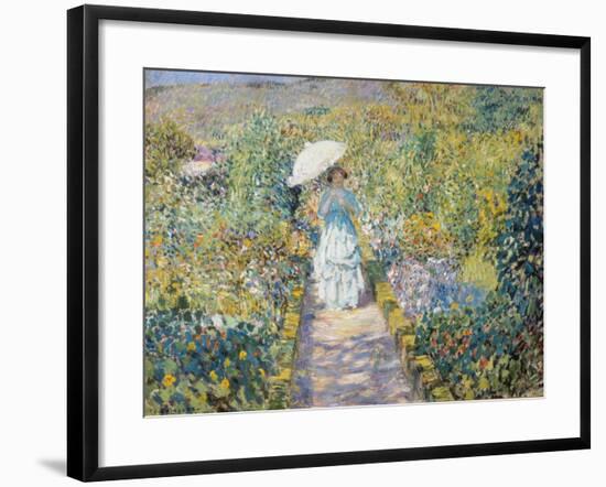 The Garden Path-Frederick Karl Frieseke-Framed Giclee Print