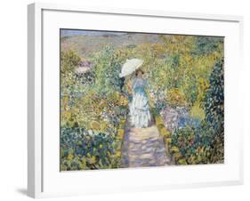 The Garden Path-Frederick Karl Frieseke-Framed Giclee Print