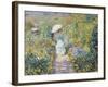 The Garden Path-Frederick Karl Frieseke-Framed Giclee Print