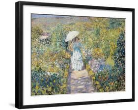 The Garden Path-Frederick Karl Frieseke-Framed Giclee Print