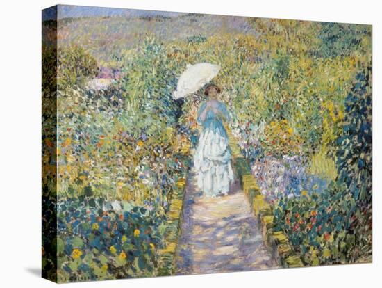 The Garden Path-Frederick Karl Frieseke-Stretched Canvas