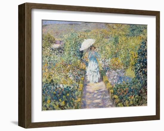 The Garden Path-Frederick Karl Frieseke-Framed Giclee Print