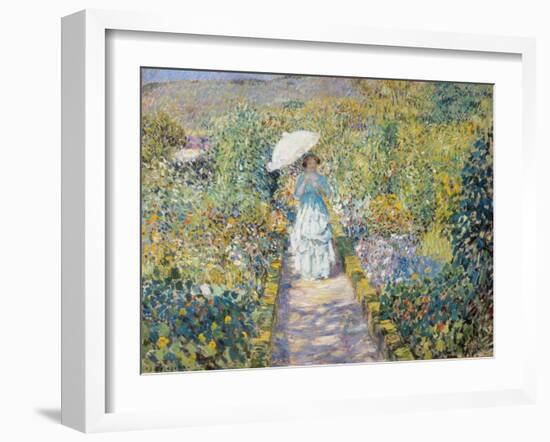 The Garden Path-Frederick Karl Frieseke-Framed Giclee Print