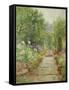 The Garden Path-Ernest Walbourn-Framed Stretched Canvas