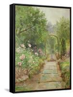 The Garden Path-Ernest Walbourn-Framed Stretched Canvas