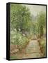 The Garden Path-Ernest Walbourn-Framed Stretched Canvas