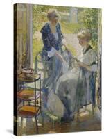 The Garden Room, Giverny-Richard E. Miller-Stretched Canvas