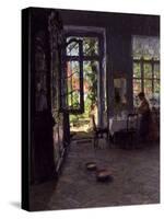 The Garden Room-Gotthardt Johann Kuehl-Stretched Canvas