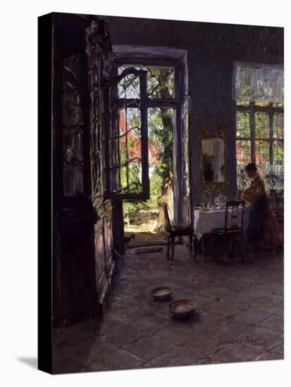The Garden Room-Gotthardt Johann Kuehl-Stretched Canvas