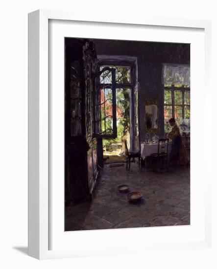 The Garden Room-Gotthardt Johann Kuehl-Framed Giclee Print