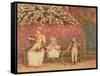 The Garden Seat-Kate Greenaway-Framed Stretched Canvas
