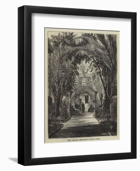 The Garden, Shepheard's Hotel, Cairo-William Henry James Boot-Framed Giclee Print