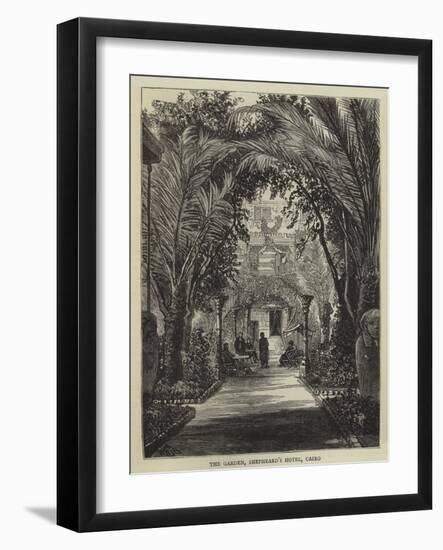 The Garden, Shepheard's Hotel, Cairo-William Henry James Boot-Framed Giclee Print