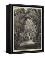 The Garden, Shepheard's Hotel, Cairo-William Henry James Boot-Framed Stretched Canvas