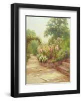 The Garden Steps-Ernest Walbourn-Framed Giclee Print