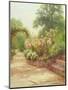 The Garden Steps-Ernest Walbourn-Mounted Giclee Print