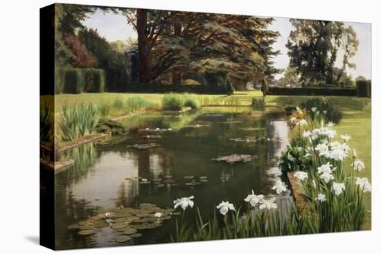 The Garden, Sutton Place, Surrey, England-Ernest Spence-Stretched Canvas