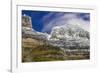 The Garden Wall with seasons first snow in Glacier National Park, Montana, USA-Chuck Haney-Framed Photographic Print