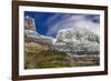 The Garden Wall with seasons first snow in Glacier National Park, Montana, USA-Chuck Haney-Framed Photographic Print