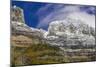 The Garden Wall with seasons first snow in Glacier National Park, Montana, USA-Chuck Haney-Mounted Photographic Print