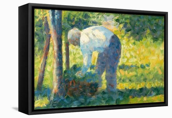 The Gardener, 1882-83-Georges Pierre Seurat-Framed Stretched Canvas