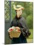 The Gardener's Daughter, 1876-George Dunlop Leslie-Mounted Giclee Print