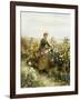 The Gardener's Daughter-Daniel Ridgway Knight-Framed Giclee Print