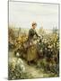 The Gardener's Daughter-Daniel Ridgway Knight-Mounted Giclee Print