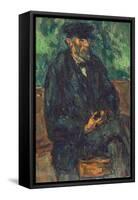 The Gardener Vallier, circa 1905-Paul Cézanne-Framed Stretched Canvas