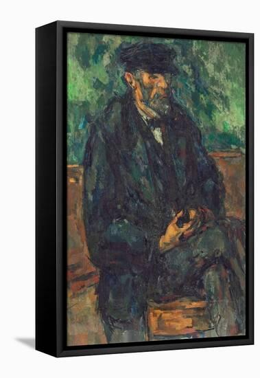 The Gardener Vallier, circa 1905-Paul Cézanne-Framed Stretched Canvas