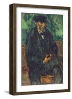 The Gardener Vallier, circa 1905-Paul Cézanne-Framed Giclee Print