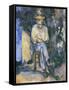 The Gardener Vallier-Paul Cézanne-Framed Stretched Canvas