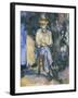 The Gardener Vallier-Paul Cézanne-Framed Giclee Print