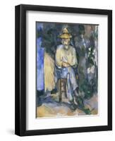 The Gardener Vallier-Paul Cézanne-Framed Premium Giclee Print