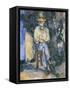 The Gardener Vallier-Paul Cézanne-Framed Stretched Canvas