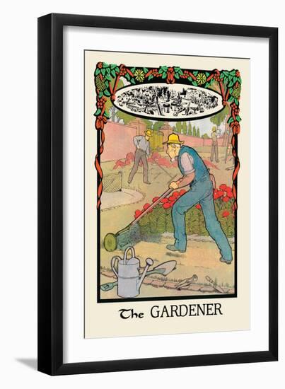 The Gardener-H.o. Kennedy-Framed Art Print