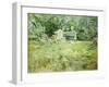 The Gardening Lesson, 1886-Berthe Morisot-Framed Giclee Print