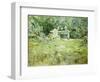 The Gardening Lesson, 1886-Berthe Morisot-Framed Premium Giclee Print