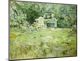 The Gardening Lesson, 1886-Berthe Morisot-Mounted Giclee Print