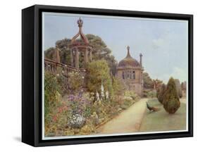 The Gardens at Montacute, Somerset, 1893-Ernest Arthur Rowe-Framed Stretched Canvas