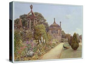 The Gardens at Montacute, Somerset, 1893-Ernest Arthur Rowe-Stretched Canvas