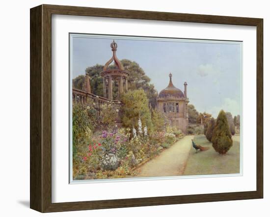 The Gardens at Montacute, Somerset, 1893-Ernest Arthur Rowe-Framed Giclee Print