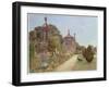 The Gardens at Montacute, Somerset, 1893-Ernest Arthur Rowe-Framed Giclee Print