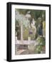 The Gardens at the Sorolla Family House, 1920-Joaquin Sorolla y Bastida-Framed Giclee Print
