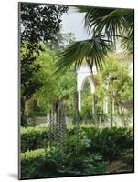 The Gardens from the Palace Wall, the Alcazar, Seville (Sevilla), Andalucia (Andalusia), Spain-Jean Brooks-Mounted Photographic Print