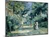 The Gardens in Montmartre, 19th Century-Pierre-Auguste Renoir-Mounted Premium Giclee Print