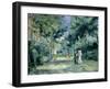 The Gardens in Montmartre, 19th Century-Pierre-Auguste Renoir-Framed Giclee Print