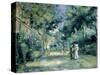 The Gardens in Montmartre, 19th Century-Pierre-Auguste Renoir-Stretched Canvas